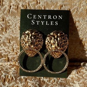 Lion ring EARRINGS